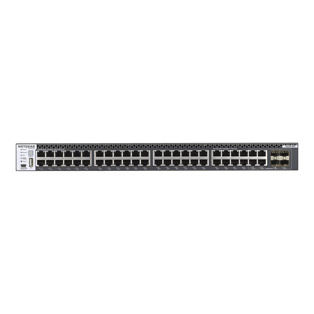 Produktbild för NETGEAR M4300-48X - switch - 48 portar - Administrerad - rackmonterbar