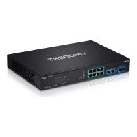 Produktbild för TRENDnet TPE 3012LS - switch - 12 portar - smart - rackmonterbar - TAA-kompatibel