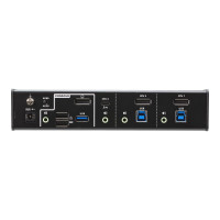 Produktbild för ATEN CS1953 - omkopplare för tangentbord/video/mus/ljud/USB - 3 portar