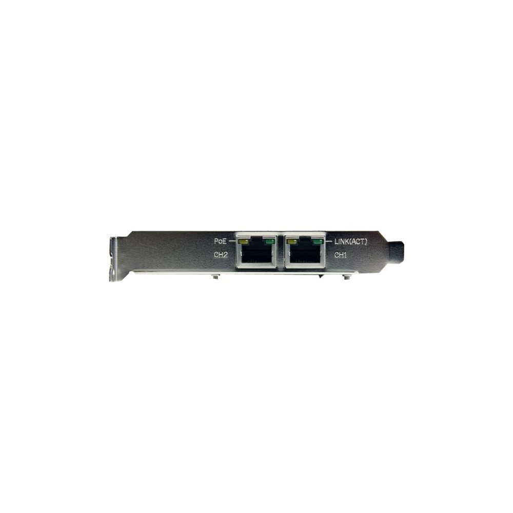 Produktbild för StarTech.com Dual Port PCI Express Gigabit Ethernet Network Card Adapter - 2 Port PCIe NIC 10/100/100 Server Adapter with PoE PSE (ST2000PEXPSE) - nätverksadapter - PCI Express x1 - Gigabit Ethernet x 2