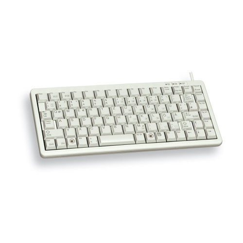CHERRY CHERRY Compact-Keyboard G84-4100 - tangentbord - tysk - ljusgrå Inmatningsenhet