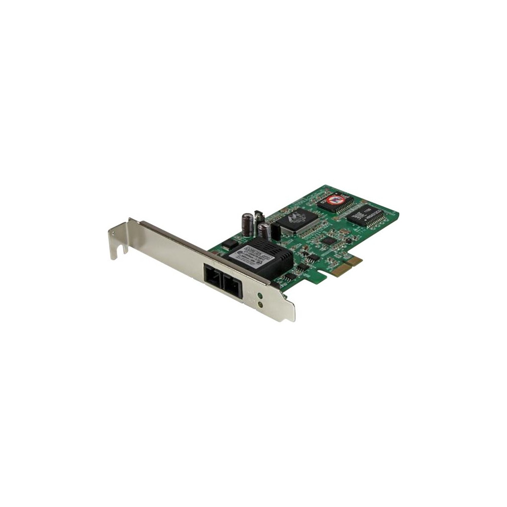 Produktbild för StarTech.com PCI Express (PCIe) Gigabit Ethernet-nätverkskortadapter för fiber med SC i multiläge - 550 m - nätverksadapter - PCI Express x1 - 1000Base-FX