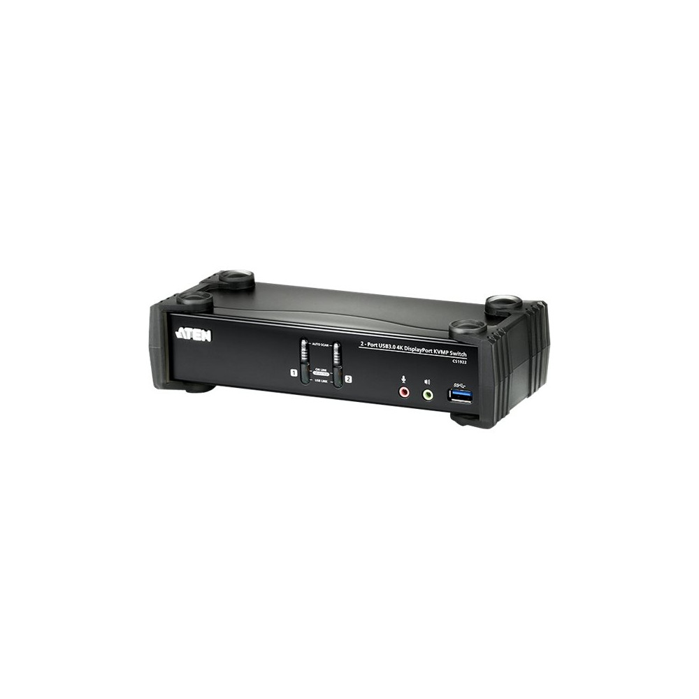 Produktbild för ATEN CS1922 KVMP Switch - omkopplare för tangentbord/video/mus/ljud/USB - 2 portar