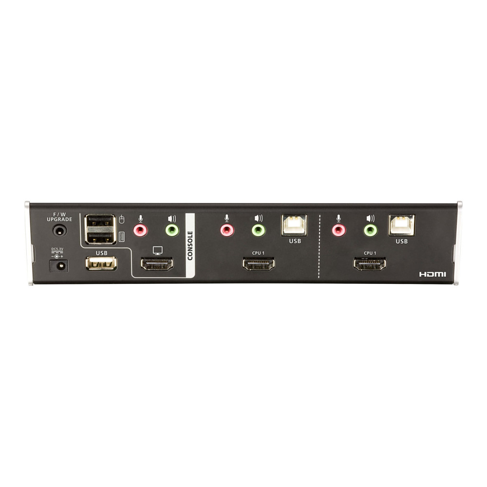 Produktbild för ATEN CubiQ CS1792 - omkopplare för tangentbord/video/mus/ljud - 2 portar