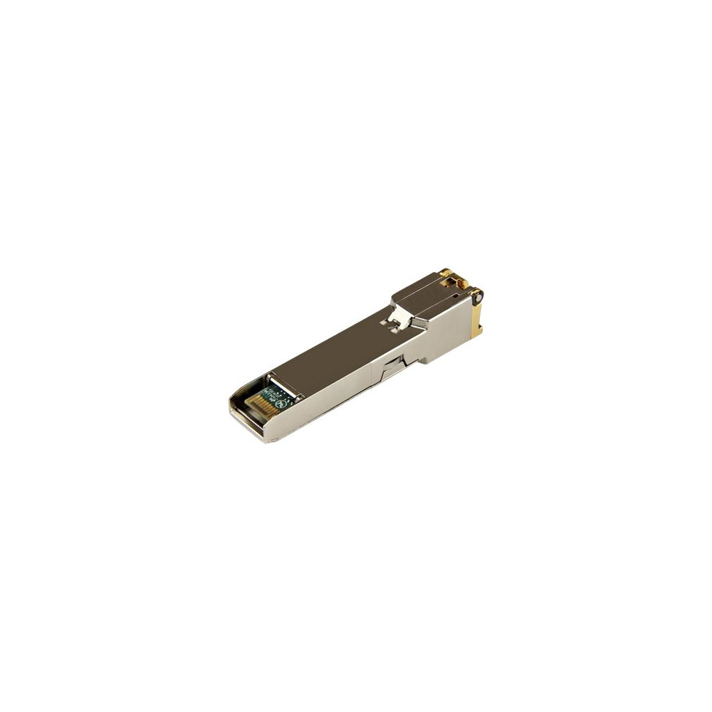 Produktbild för Startech Cisco GLC-T-kompatibel SFP-sändtagarmodul - 1000BASE-T - 10-pack - SFP-sändar/mottagarmodul (mini-GBIC) - 1GbE
