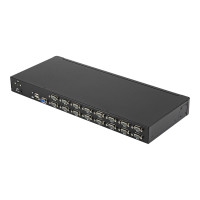 Produktbild för StarTech.com 1U hyllmonterbart USB KVM-switch-paket med 16 portar, OSD och kablar - omkopplare för tangentbord/video/mus - 16 portar