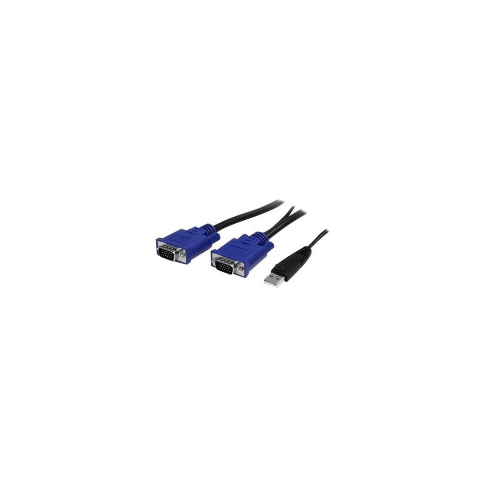 Produktbild för StarTech.com 1U hyllmonterbart USB KVM-switch-paket med 16 portar, OSD och kablar - omkopplare för tangentbord/video/mus - 16 portar