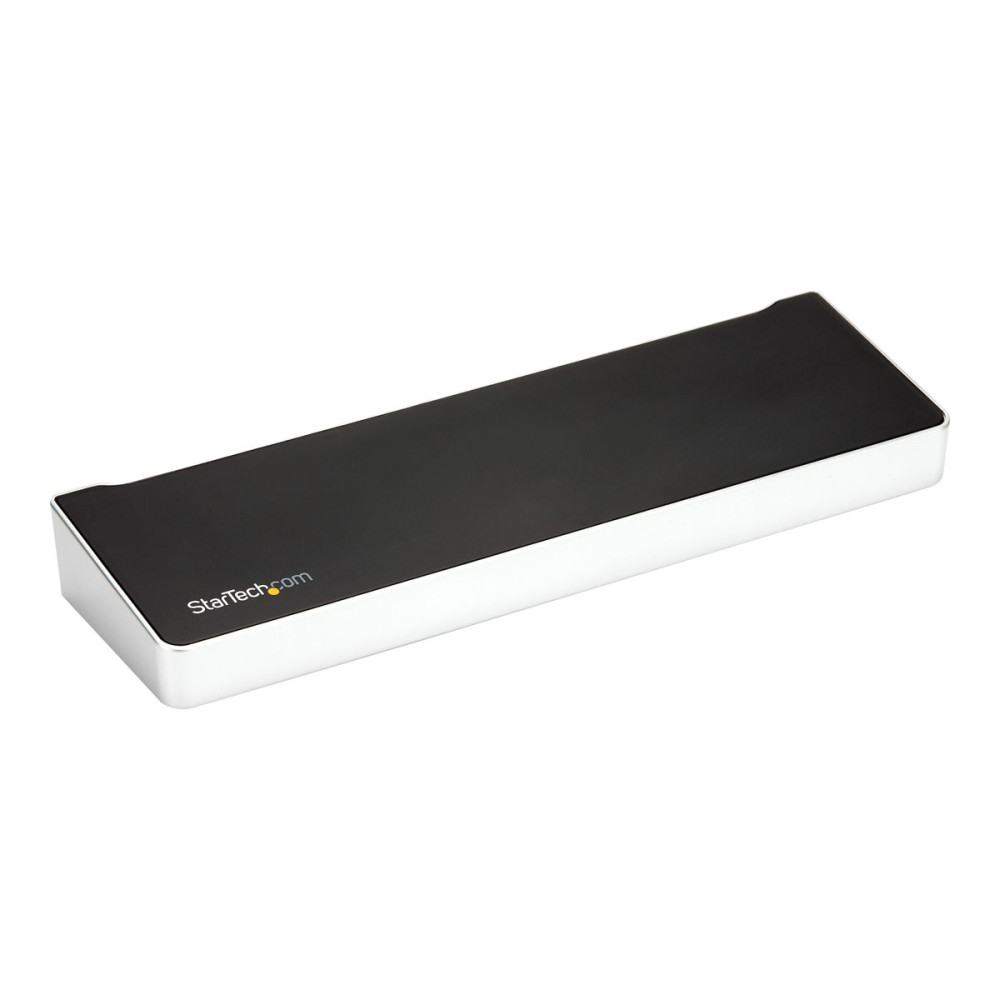 Produktbild för StarTech.com 4K USB-C-docka för tre skärmar med 5 USB 3.0-portar - 100W PD - dockningsstation - USB-C - HDMI, DP - 1GbE - TAA-kompatibel