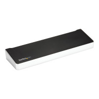 Produktbild för StarTech.com 4K USB-C-docka för tre skärmar med 5 USB 3.0-portar - 100W PD - dockningsstation - USB-C - HDMI, DP - 1GbE - TAA-kompatibel