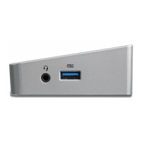 Produktbild för StarTech.com 4K USB-C-docka för tre skärmar med 5 USB 3.0-portar - 100W PD - dockningsstation - USB-C - HDMI, DP - 1GbE - TAA-kompatibel