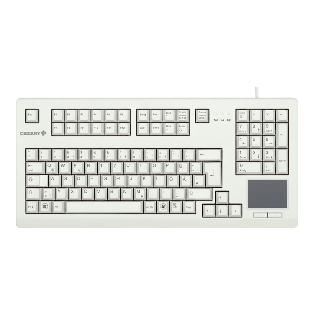 Produktbild för CHERRY Advanced Performance Line TouchBoard G80-11900 - tangentbord - tysk - ljusgrå Inmatningsenhet
