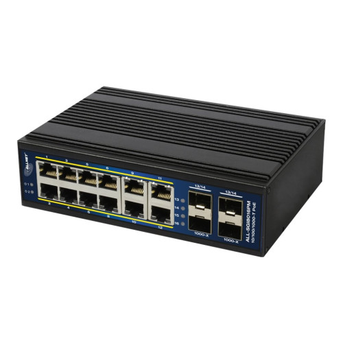 ALLNET ALLNET ALL-SGI8016PM - switch - 12 portar - Administrerad