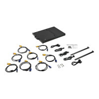 Produktbild för StarTech.com 8-ports rackmonterad KVM-konsol med 1,8 m kablar - Integrerad KVM-switch med 17-tums LCD-skärm - 1U LCD KVM-låda - OSD KVM - Hållbar 50 000 MTBF - USB + VGA-support - KVM-konsol - 17"