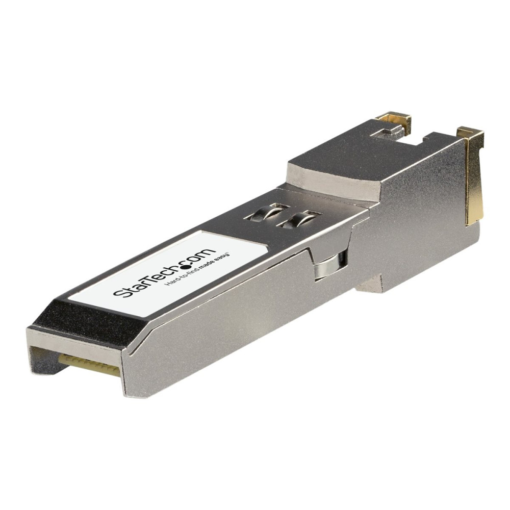 Produktbild för StarTech.com HP JL563A-kompatibel SFP+ sändarmodul - 100/1000/10000Base-TX - SFP+ sändar/mottagarmodul - 10GbE