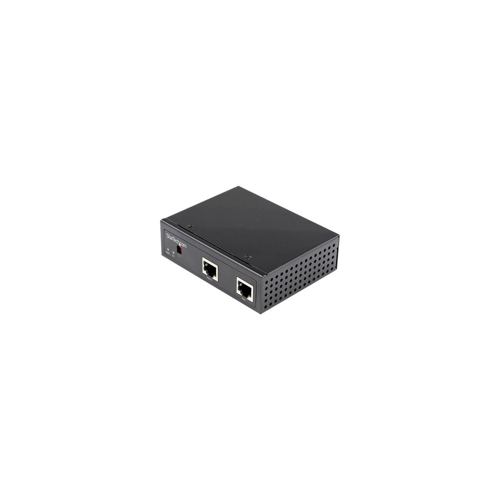 Produktbild för StarTech.com Industrial Gigabit PoE Splitter, 90W High Speed Power over Ethernet PoE+++ Splitter, 12-48V DC Splitter 802.3bt, LAN/RJ45 Ultra PoE to DC Adapter, -40C to +75C, High Power - Gigabit PoE Splitter (POESLT1G48V) - PoE linjedelare - 90 Watt