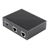 Produktbild för StarTech.com Industrial Gigabit PoE Splitter, 90W High Speed Power over Ethernet PoE+++ Splitter, 12-48V DC Splitter 802.3bt, LAN/RJ45 Ultra PoE to DC Adapter, -40C to +75C, High Power - Gigabit PoE Splitter (POESLT1G48V) - PoE linjedelare - 90 Watt