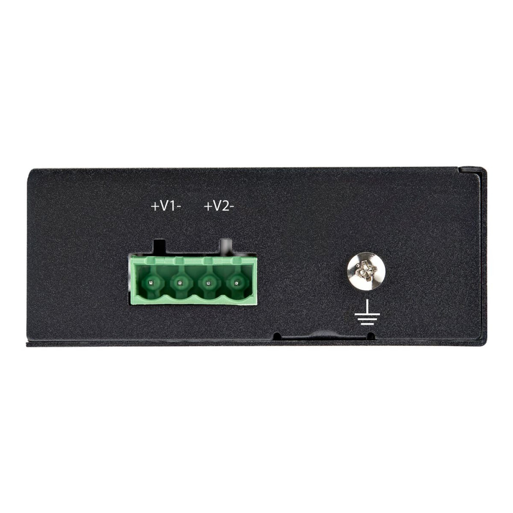 Produktbild för StarTech.com Industrial Gigabit PoE Splitter, 90W High Speed Power over Ethernet PoE+++ Splitter, 12-48V DC Splitter 802.3bt, LAN/RJ45 Ultra PoE to DC Adapter, -40C to +75C, High Power - Gigabit PoE Splitter (POESLT1G48V) - PoE linjedelare - 90 Watt