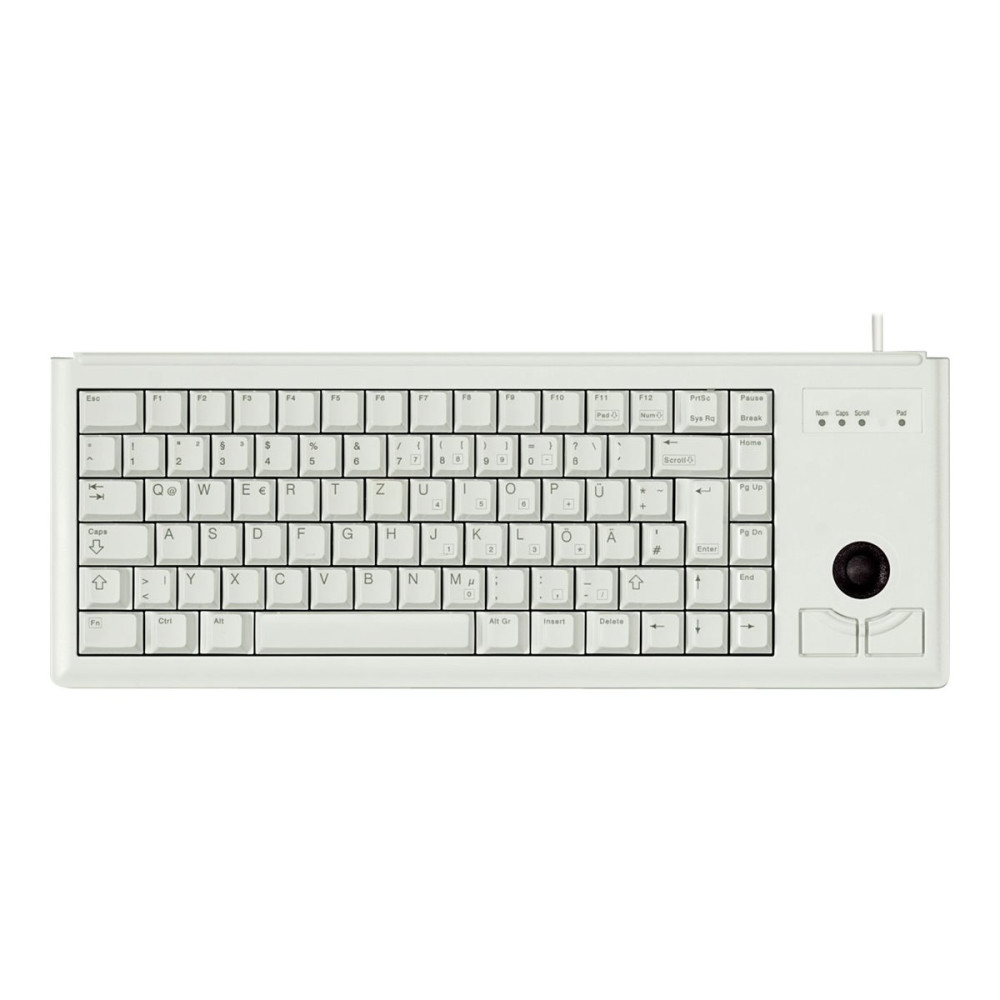 Produktbild för CHERRY Compact-Keyboard G84-4400 - tangentbord - europeiska - ljusgrå Inmatningsenhet