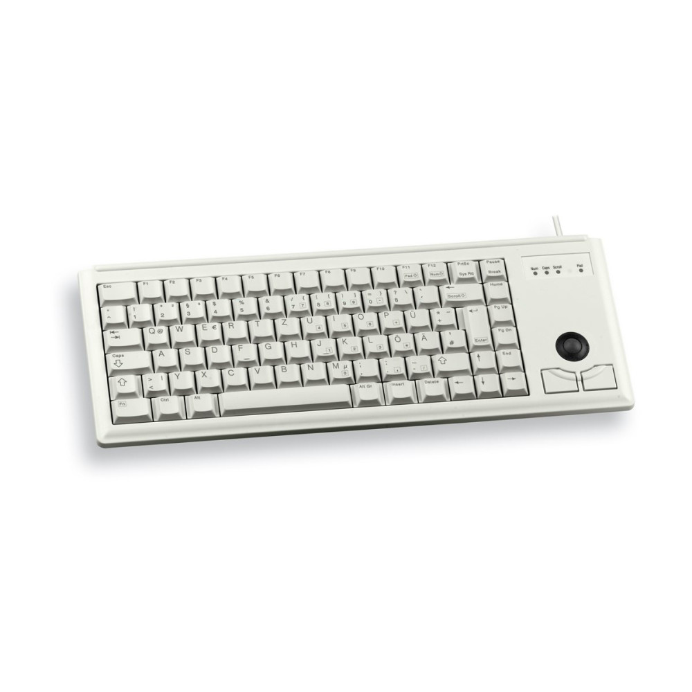 Produktbild för CHERRY Compact-Keyboard G84-4400 - tangentbord - europeiska - ljusgrå Inmatningsenhet