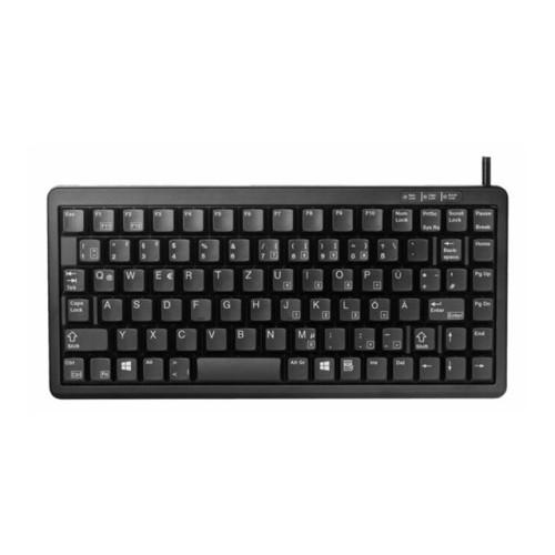 CHERRY CHERRY Compact-Keyboard G84-4100 - tangentbord - tysk - svart Inmatningsenhet