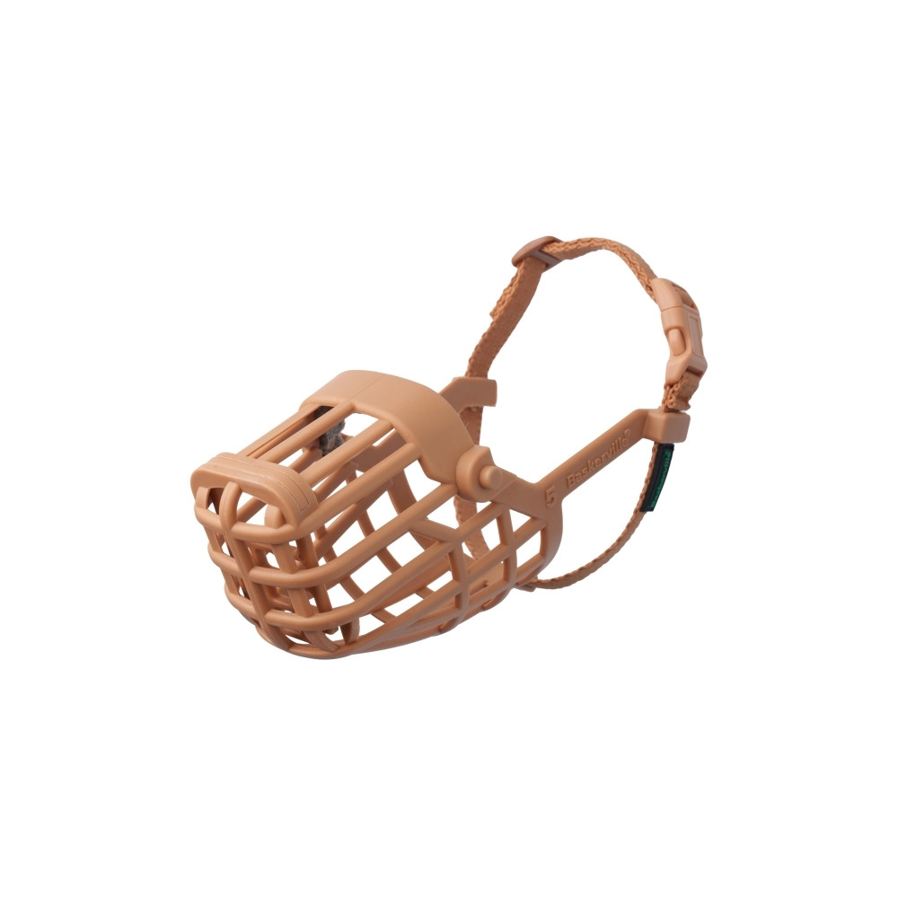 Produktbild för Baskerville hundhalsband CLASSIC 5 beige, längd 6 cm, omkret...