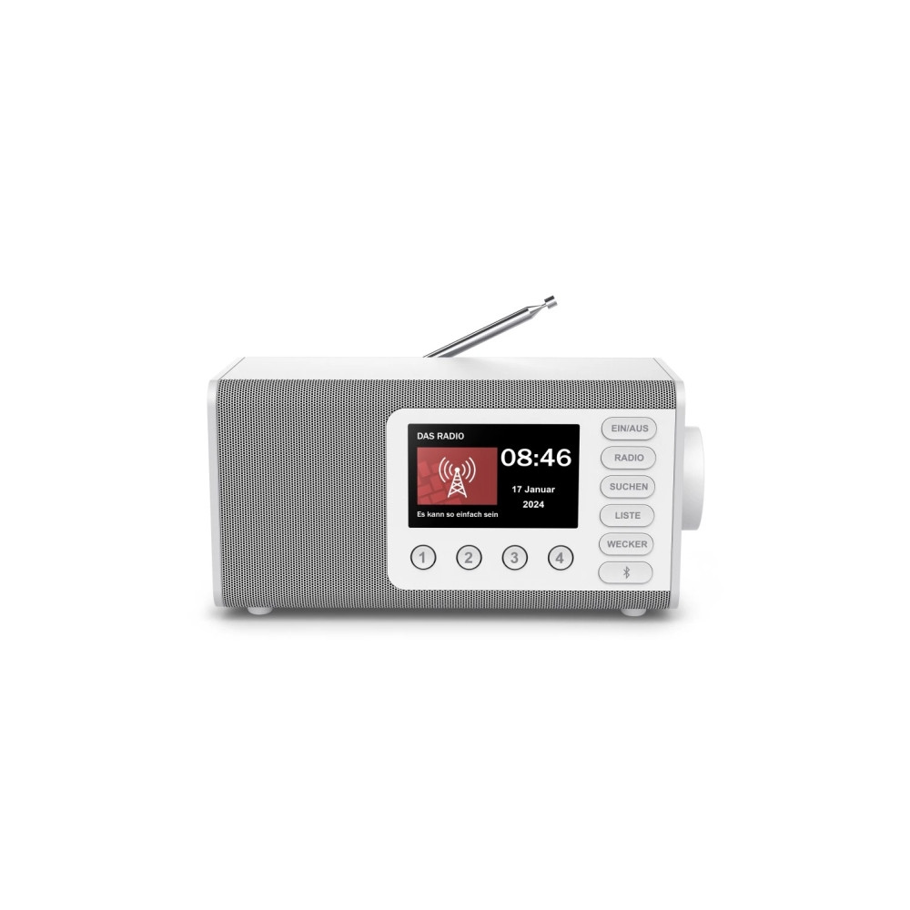 Produktbild för Hama DR1001, Personlig, Digital, DAB, DAB+, FM, 5 W, TFT, 10...