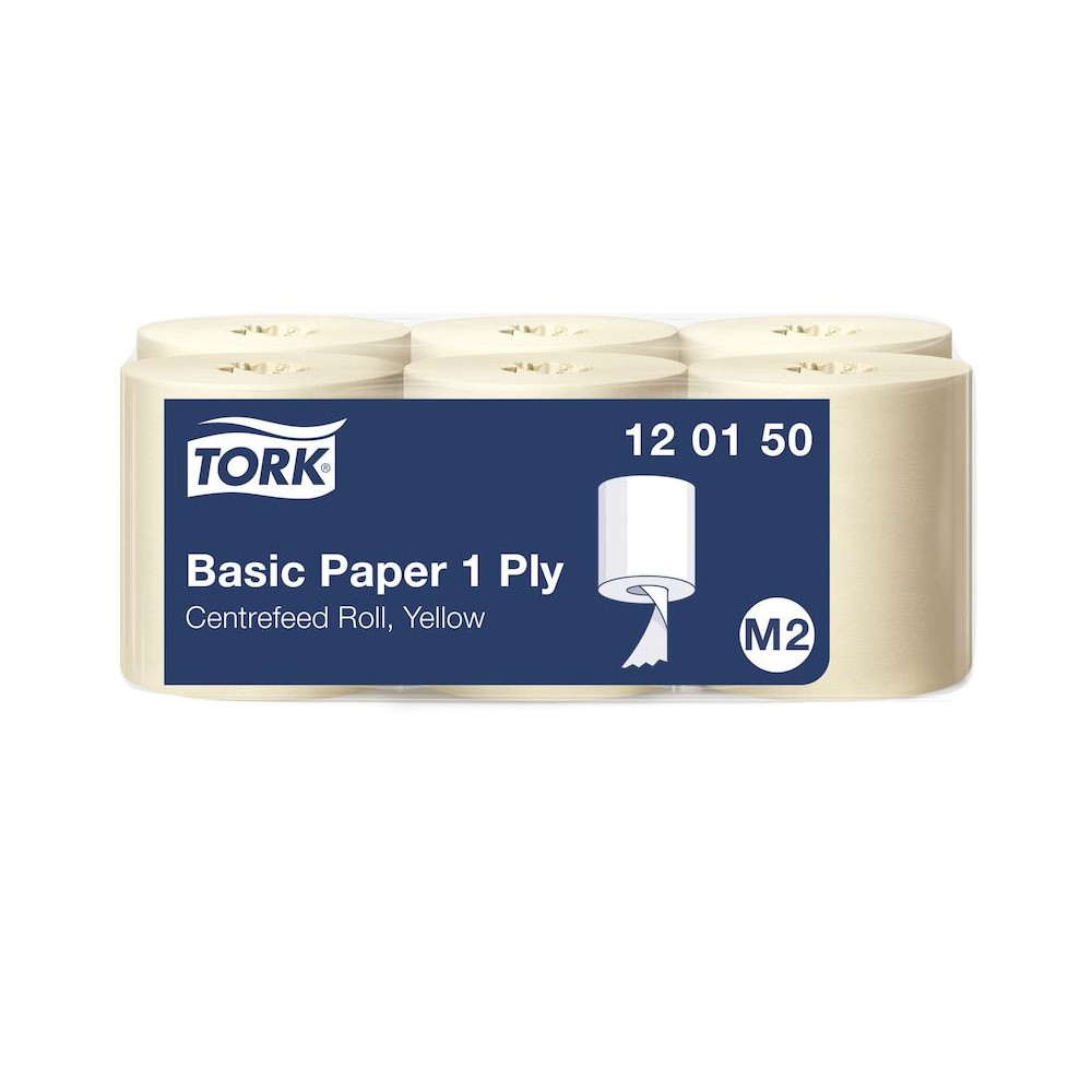 Produktbild för Allroundpapper Tork® M2 Basic centerfeed 120150, 1-lagers, f...