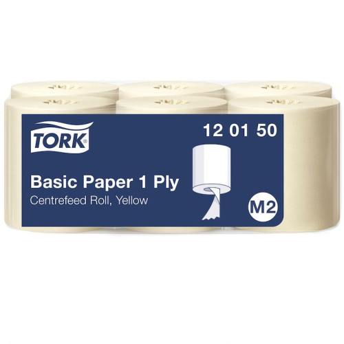 Essity Denmark A/S Allroundpapper Tork® M2 Basic centerfeed 120150, 1-lagers, f...