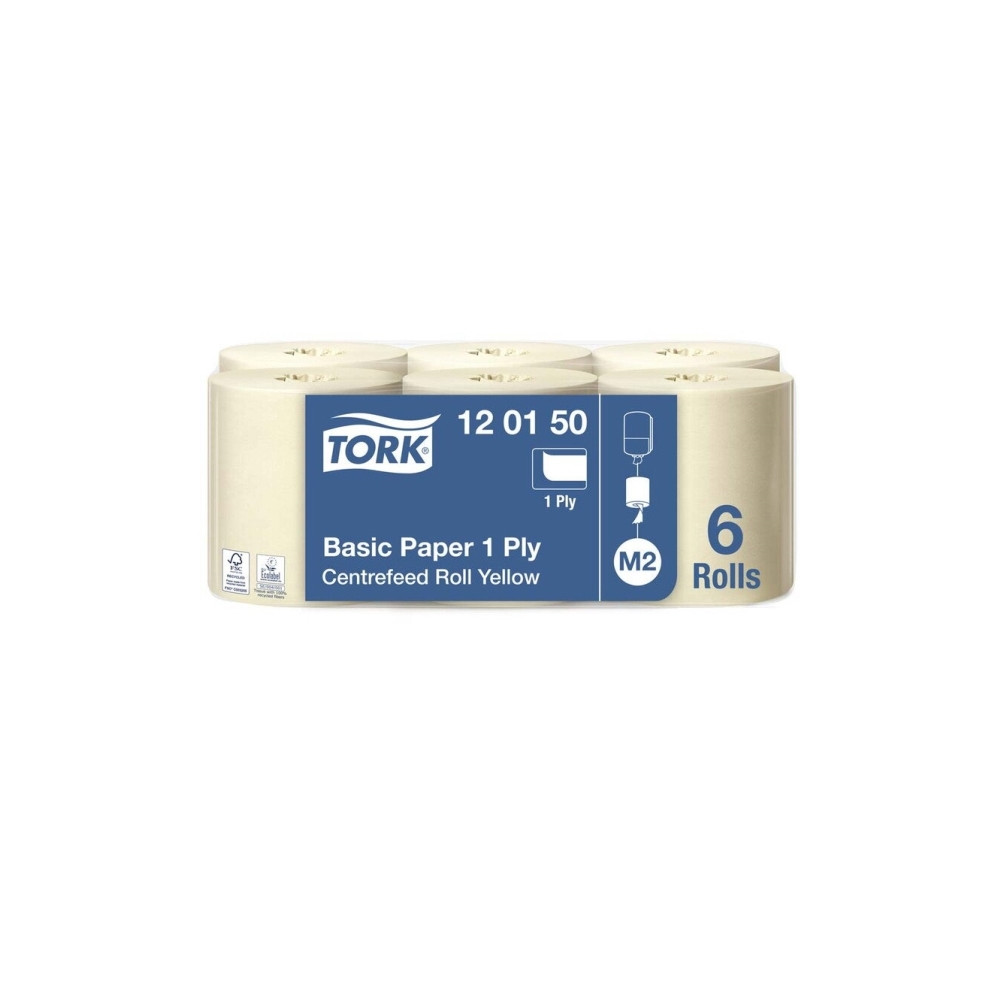 Produktbild för Allroundpapper Tork® M2 Basic centerfeed 120150, 1-lagers, f...