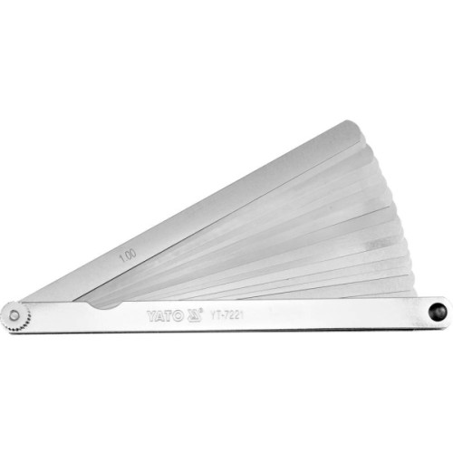 YATO Yato Feeler gauge 17 blad 200mm 0.02
