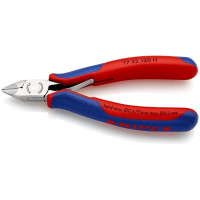 Produktbild för Knipex 77 32 120 H, Avbitartång, 1,4 cm, 7,5 mm, Stål, Blå,...