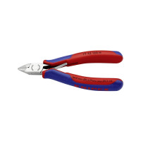 Produktbild för Knipex 77 32 120 H, Avbitartång, 1,4 cm, 7,5 mm, Stål, Blå,...