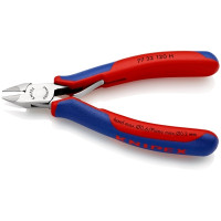 Produktbild för Knipex 77 32 120 H, Avbitartång, 1,4 cm, 7,5 mm, Stål, Blå,...