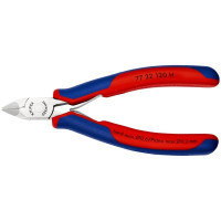 Produktbild för Knipex 77 32 120 H, Avbitartång, 1,4 cm, 7,5 mm, Stål, Blå,...