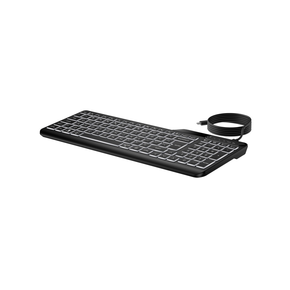 Produktbild för HP 405 - tangentbord - flera enheter - 65% compact - tysk - svart Inmatningsenhet