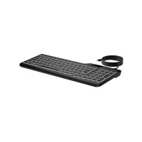 Produktbild för HP 405 - tangentbord - flera enheter - 65% compact - tysk - svart Inmatningsenhet