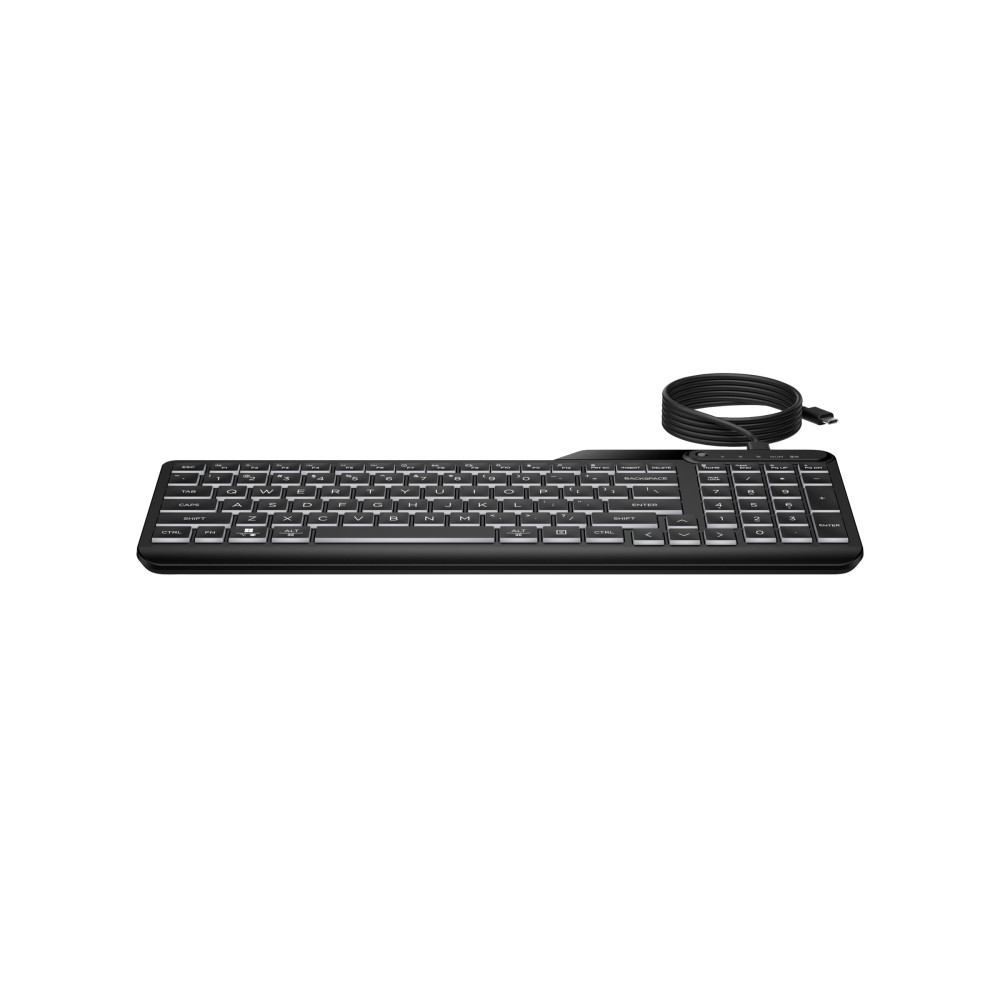 Produktbild för HP 405 - tangentbord - flera enheter - 65% compact - tysk - svart Inmatningsenhet