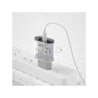 Produktbild för Dudao A14EUC PD 20W USB-C nätladdare med kabel