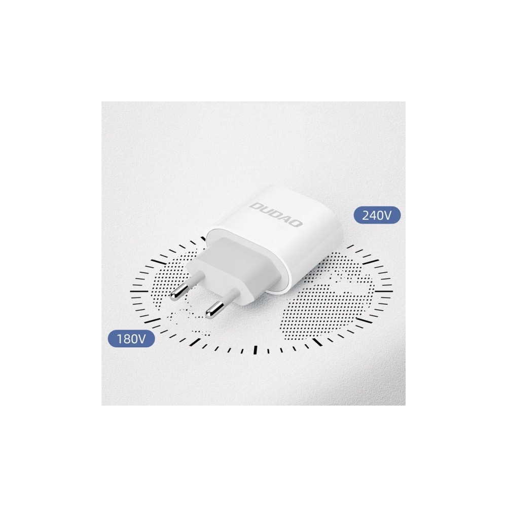 Produktbild för Dudao A14EUC PD 20W USB-C nätladdare med kabel