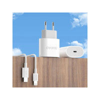 Produktbild för Dudao A14EUC PD 20W USB-C nätladdare med kabel
