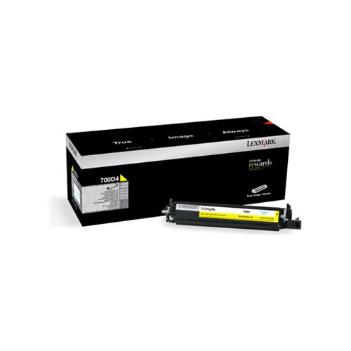 Lexmark International Lexmark 700D4 - gul - original - framkallningssats - LCCP