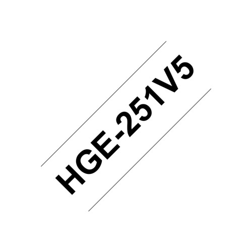 Brother Brother HGE-251V5 - bandlaminat - 5 kassett(er) - Rulle ( 2,4 cm x 8 m)