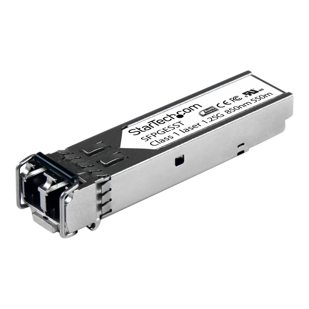 Produktbild för StarTech.com Cisco SFP-GE-S-kompatibel SFP-fibermodul - 1000BASE-SX - SFP-sändar/mottagarmodul (mini-GBIC) - 1GbE