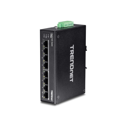 TRENDnet TRENDnet TI-PG80 - switch - 8 portar - ohanterad - TAA-kompatibel