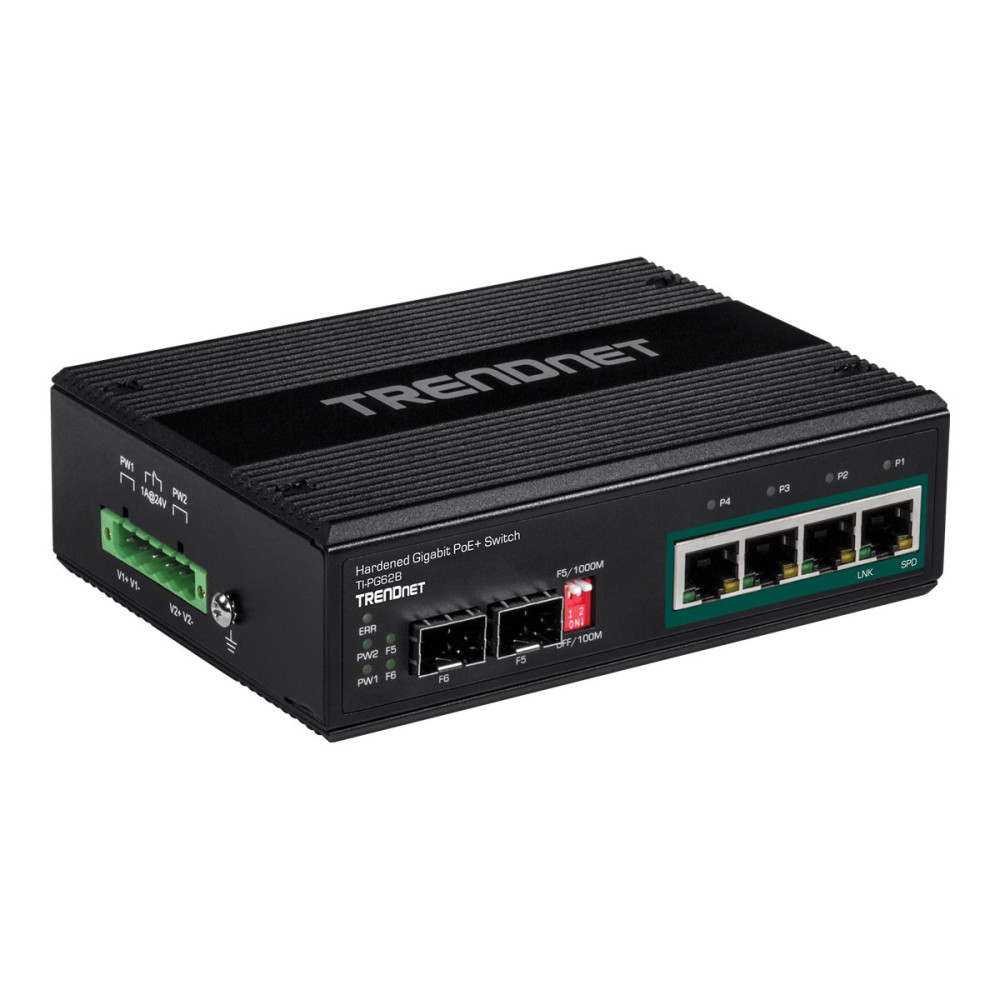 Produktbild för TRENDnet TI-PG62B - switch - 6 portar - ohanterad - TAA-kompatibel
