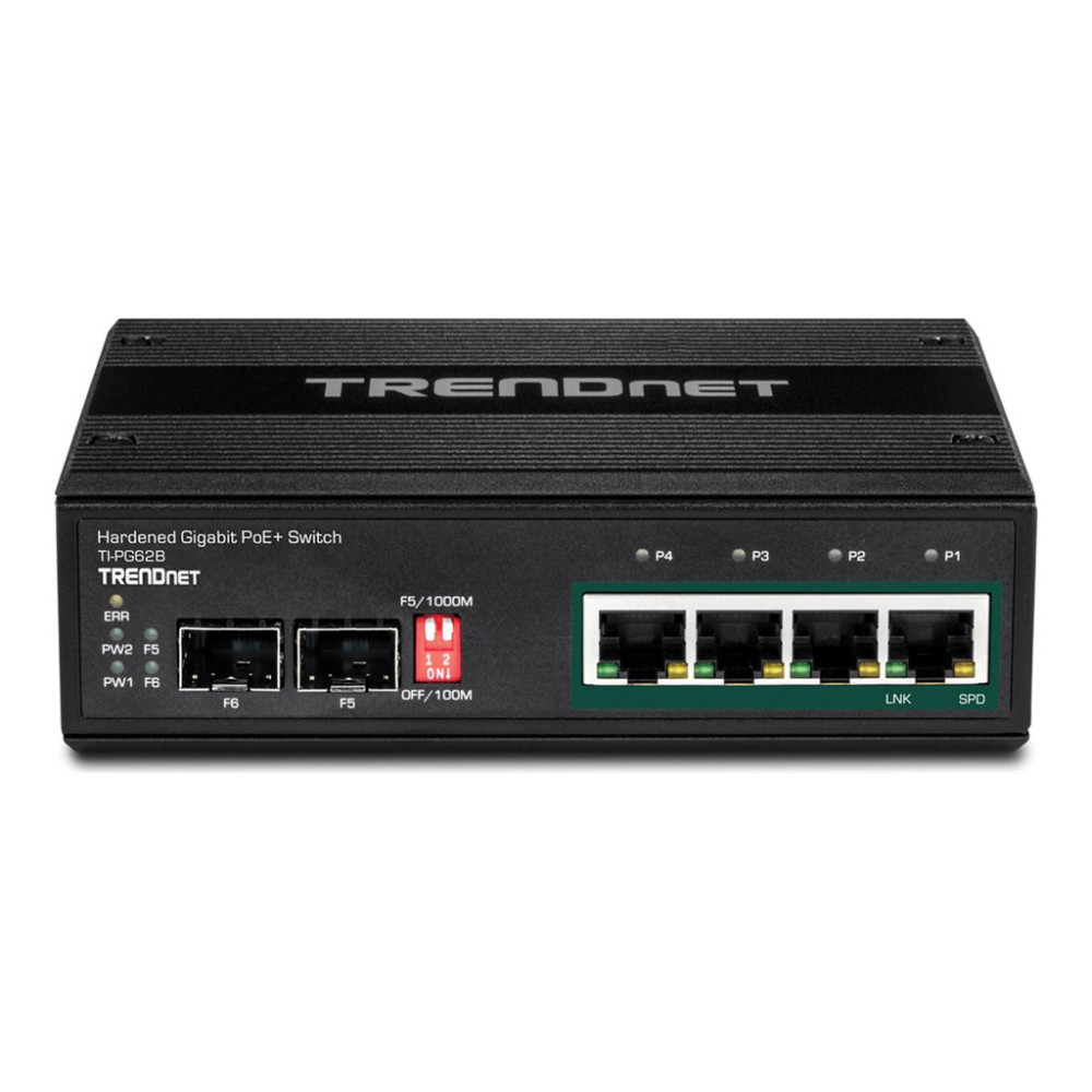 Produktbild för TRENDnet TI-PG62B - switch - 6 portar - ohanterad - TAA-kompatibel