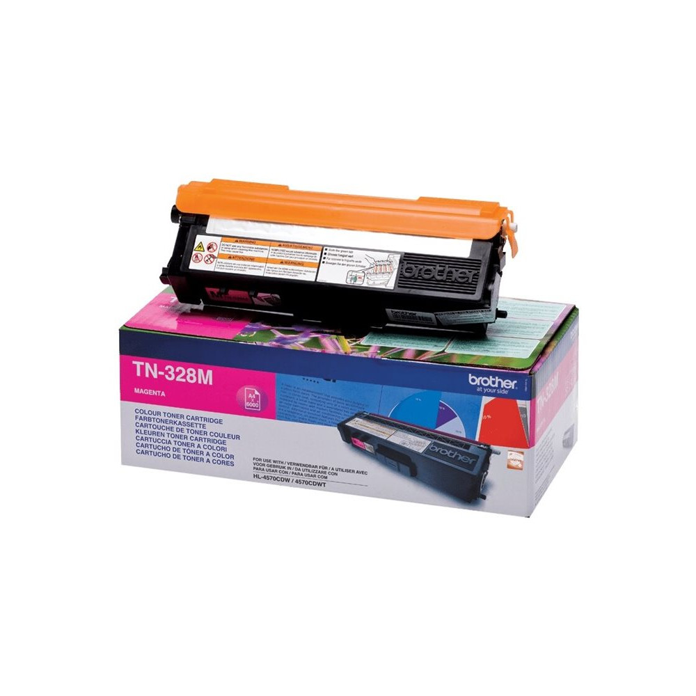 Produktbild för Brother TN328M - magenta - original - tonerkassett