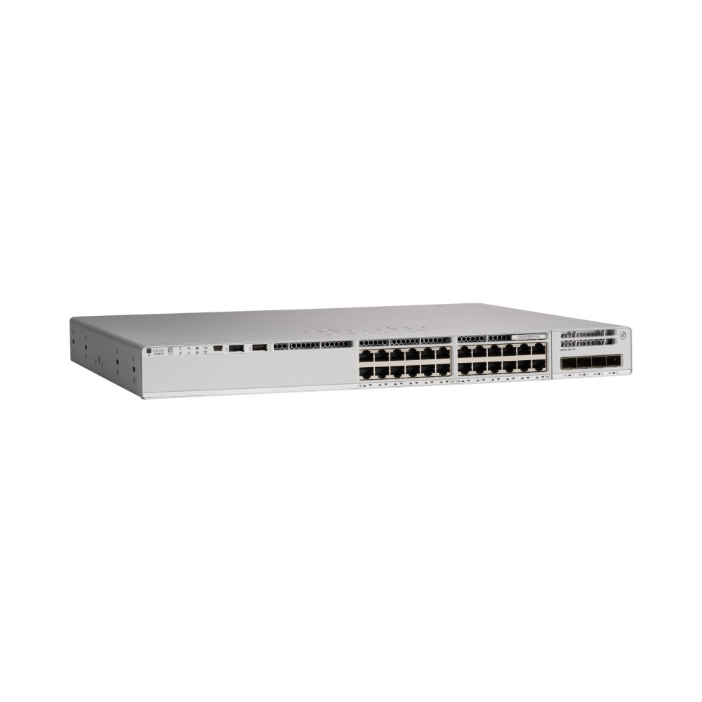 Produktbild för Cisco Catalyst 9200 - Network Essentials - switch - 24 portar - smart - rackmonterbar