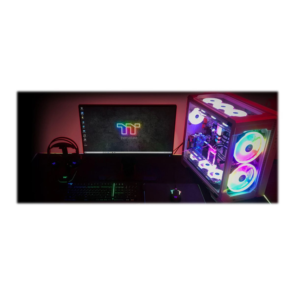 Produktbild för Thermaltake View 51 TG Snow - ARGB Edition - tower - ATX