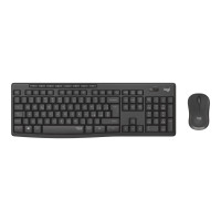Produktbild för Logitech MK295 Silent - sats med tangentbord och mus - fransk - grafit Inmatningsenhet